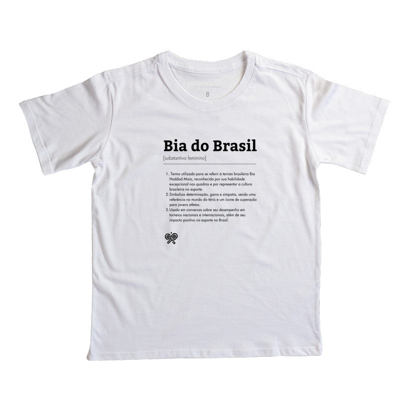 Camiseta Infantil Bia do Brasil