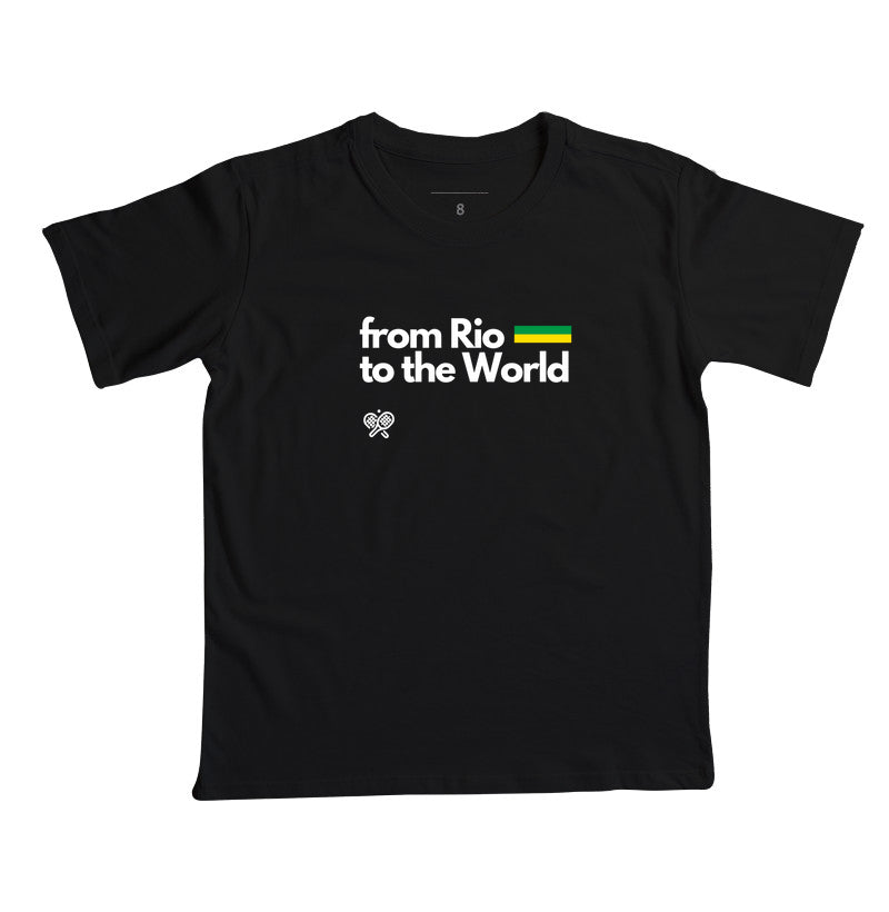 Camiseta Infantil From Rio to the World
