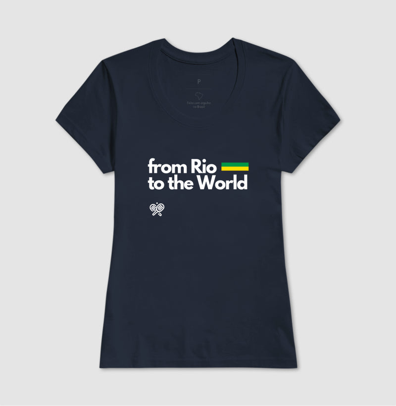 Camiseta From Rio to the World