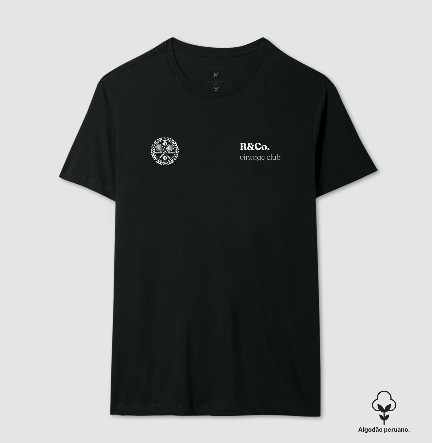 Camiseta Vintage Club Bolso Raquetes