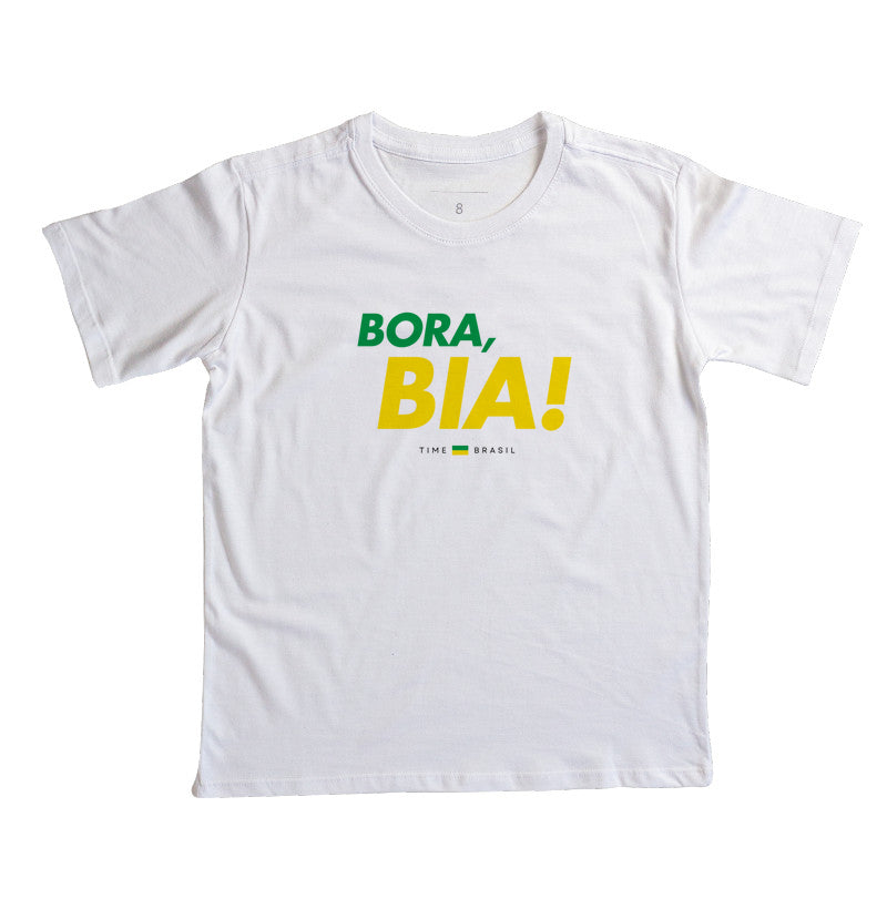 Camiseta Infantil Bora, Bia!