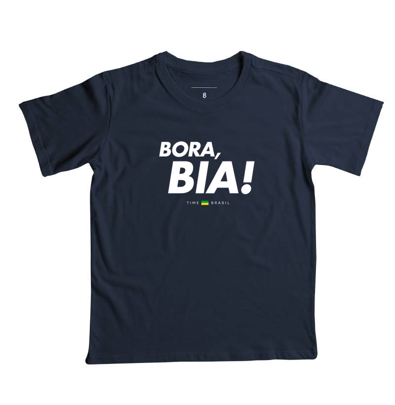 Camiseta Infantil Bora, Bia!