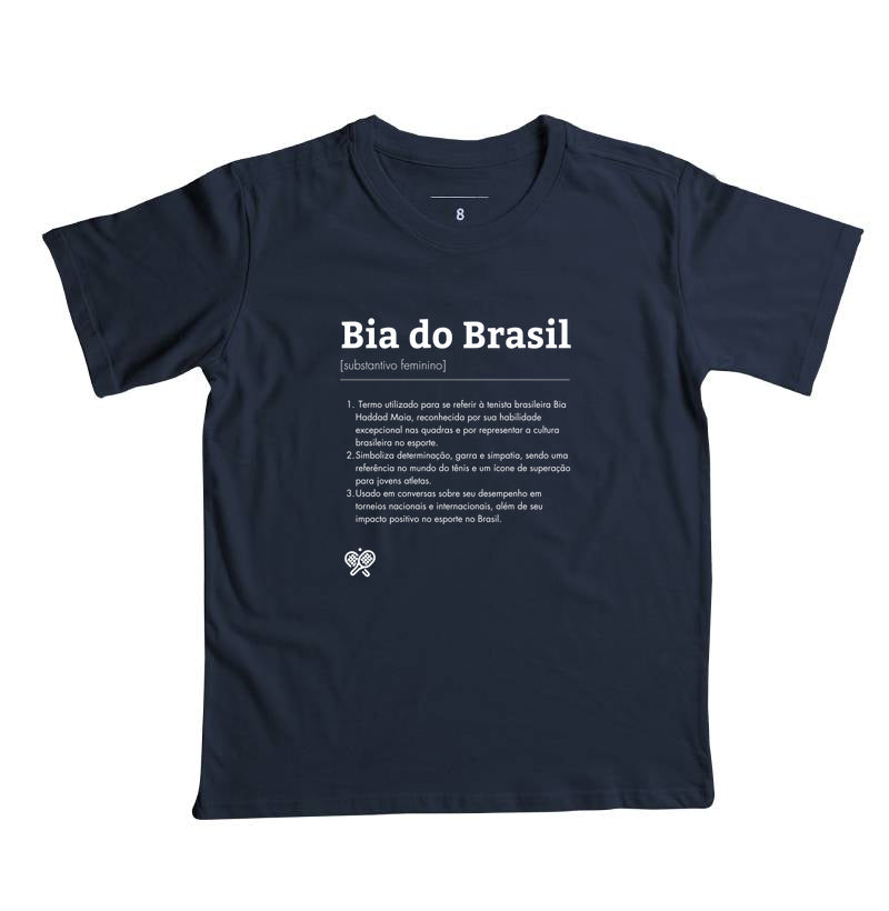Camiseta Infantil Bia do Brasil