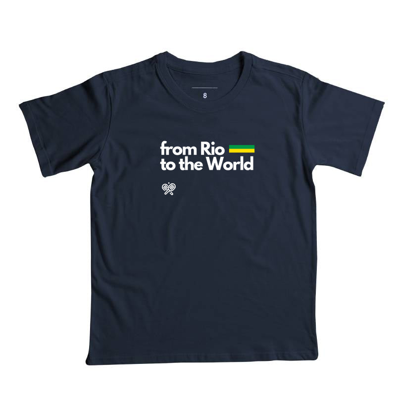 Camiseta Infantil From Rio to the World