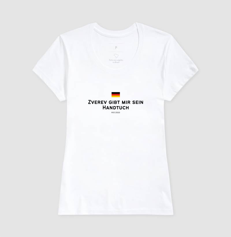 Camiseta Zverev Me Dá Sua Toalha