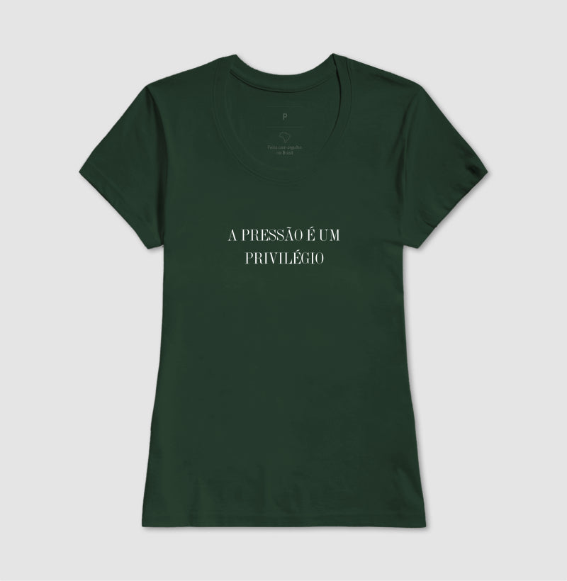 A pressão é um privilégio