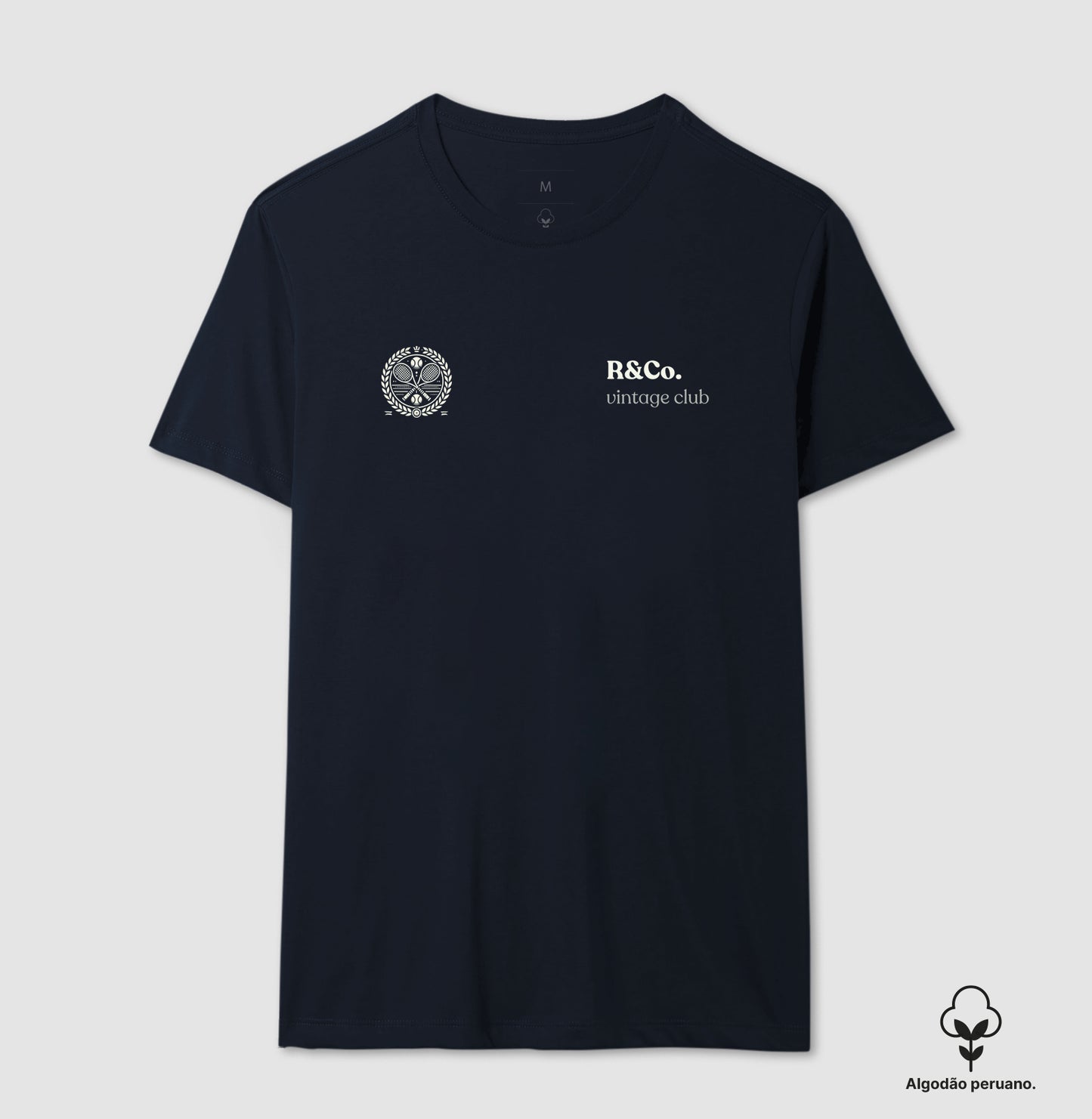 Camiseta Vintage Club Bolso Raquetes