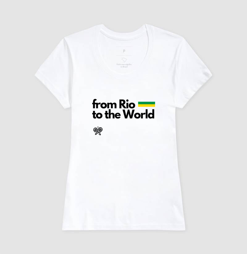 Camiseta From Rio to the World