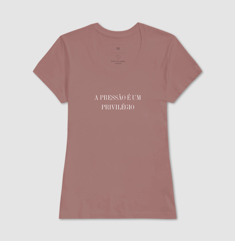 A pressão é um privilégio