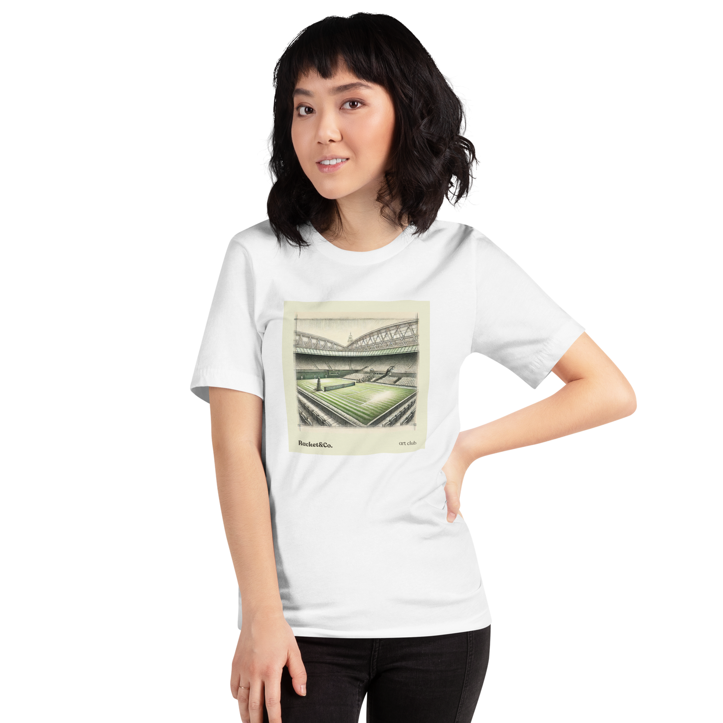 Camiseta Vintage Quadra Wimbledon