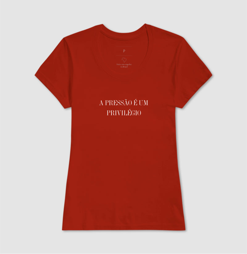 A pressão é um privilégio