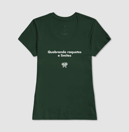 Camiseta Quebrando Raquetes e Limites