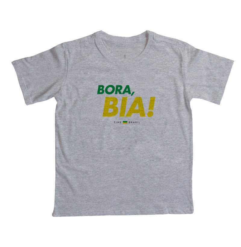 Camiseta Infantil Bora, Bia!