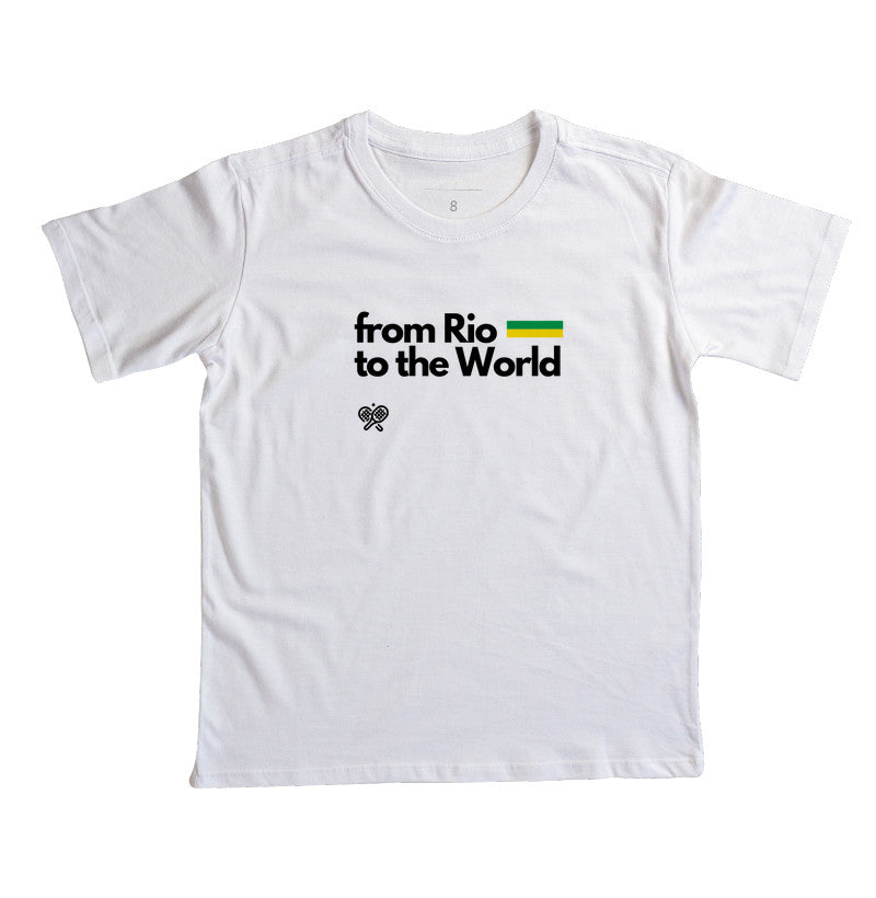 Camiseta Infantil From Rio to the World