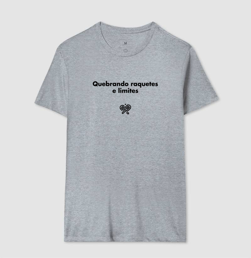 Camiseta Quebrando Raquetes e Limites
