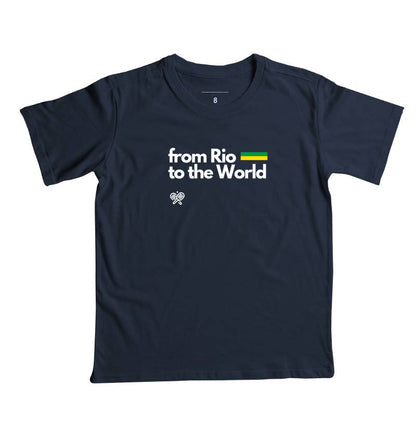 Camiseta Infantil From Rio to the World