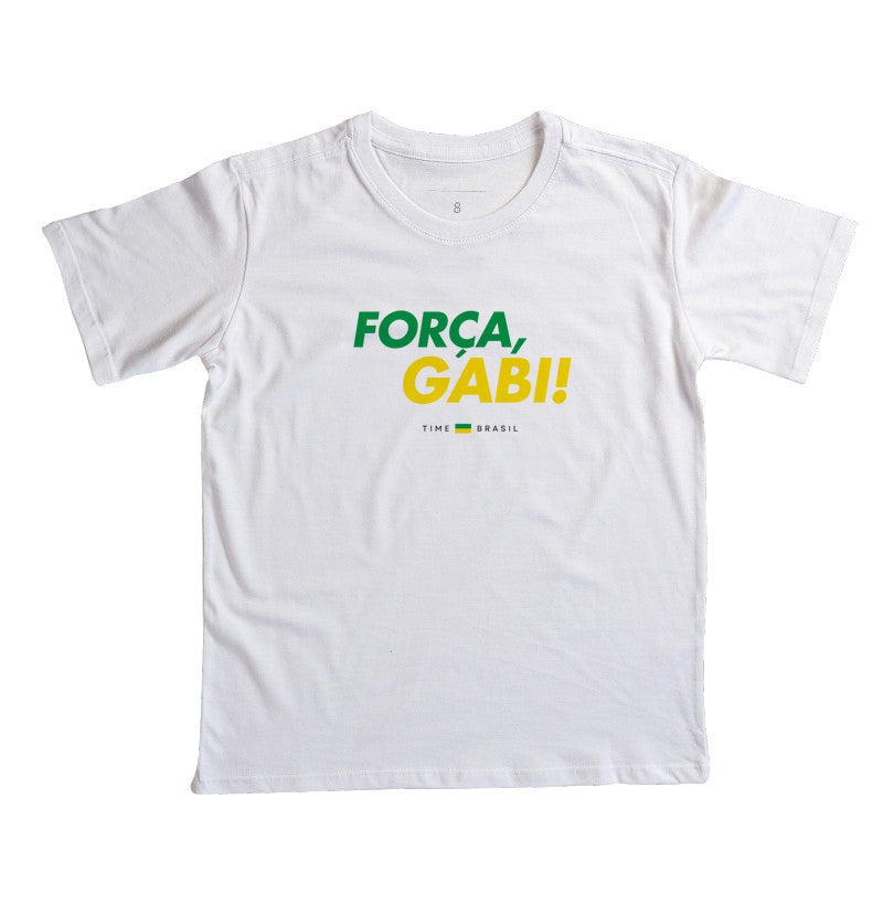 Camiseta Infantil Força, Gabi!